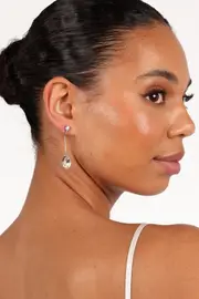 [PUP38] Amie Earrings - Silver Silver