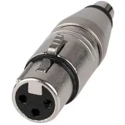 Neutrik NA2FPMF 3 Pin XLR Female to RCA Adapter