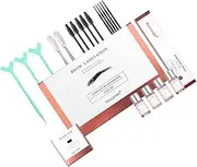 CANIGHT 1 Set Eyebrow Perm Set Brow Gel Clear Brow Perm Tools Eyebrow Gel Women Brow Lamination Kit Tinting Kit Women Brow Styling Tools Clear Brow Gel Brow Perm Kit Lash Kit Propylparaben