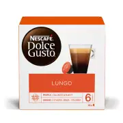 NESCAFE DOLCE GUSTO Lungo Instant Coffee | 16 Capsules/Pods in Box