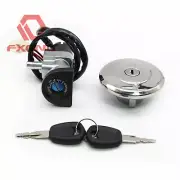 FXCNC Motorcycle Ignition Switch& Gas Fuel Cap Cover+2Keys For GX750/500 4wires