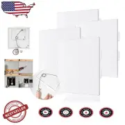 Heavy-Duty Adjustable Access Panel - White 4-Pack for Drywall & Ceiling