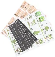 VICASKY Removable Piano Stickers 2 Sheets Music Keyboard Beginner Learning Safe Material Piano Teaching