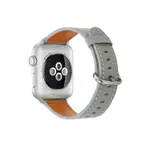 SNOWBELLE優選 適用IWATCH9蘋果S8手表表帶APPLEWATCH7/6/5/4代SE/ULTRA2圓尾皮質手表腕帶40/41/44/45MM運動男女款透氣顯白