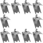 10pcs Freezer Shelf Clips Refrigerator Cooler Shelf Supports Stainless Steel