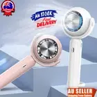 Mute USB Rechargeable Fan Mini Handheld Fans Semiconductor Refrigeration BY