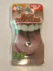 Fake Tongue Ring Novelty Joke & Gag Item