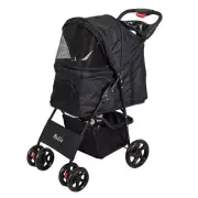 DOG STROLLER PET Supplies travel Carriage carrier cart cup holder Foldable