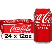Coca-Cola Classic Soda Pop, 12 fl oz Cans, 24 Pack