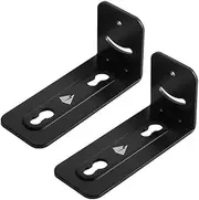 Sukiola 2Pcs Soundbar Stand Universal Anti-Slip Metal Sound Bar Wall Mounting Holder for Home