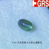 在飛比找蝦皮購物優惠-【台北周先生】天然亞歷山大變色貓眼石 1.72克拉 無燒 又