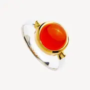 Geranio Red Onyx Ring