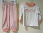 NWT Classic Whimsy Applique Lamb Pajamas Girl's Size 3 Months