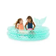 Inflatable 2 Ring Mermaid Pool
