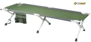 OZtrail (JUMBO) Aluminium Stretcher Bed 210x80cm Portable Camping Cot Camp 120kg