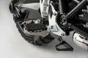 SW-Motech ION footrest kit - BMW R nineT Scrambler (16-), R nineT GS (16-)., black-silver One Size Black Silver