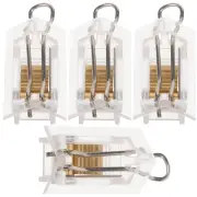 4 Pcs Blind Gear Hardware Part Cord Lock Mechanism for Blinds Curtain