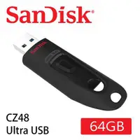 在飛比找ETMall東森購物網優惠-SanDisk CZ48 Ultra USB3.0隨身碟64