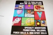 Vintage ADVERTISING BALLOONS and INFLATABLES - ad sheet #0365