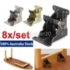 Folding Table Leg Brackets Fittings Self Lock Extension Foldable Hinge 8PCS AU