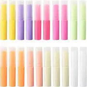 20 Pieces Empty Lipstick Tubes, Empty Lip Balm containers, Empty Tubes for Filling with Cap for Lip Balm, Homemade Balm, DIY Homemade Lipstick (5 g)