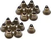 Wind Chime Outdoor indoor bell Wind,Christmas Small Bell,16Pcs Vintage Jingle Bells Bronze Tone Bells Brass Bell Sleigh Bells Dog Door Bell Hangings for Christmas Wind Chimes Making Crafts Decorations