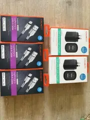 BRAND NEW 12W USB-A Wall Charger + 3 Lightning To USB-A Cables MFI Certified