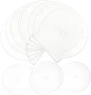 Abaodam 20pcs Round Clamshell DVD Cases for DVD Storage Plastic Jewel Case Optimal Protection for Office/Studio