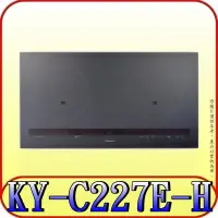 在飛比找Yahoo!奇摩拍賣優惠-《三禾影》Panasonic 國際 KY-C227E-H(灰