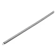 0.9mmx9mmx300mm Spring Steel Extension Tension Springs Black