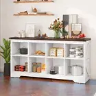 6-8 Cube Storage Horizontal Bookshelf Bookcase Shelf Organizer for Home Office