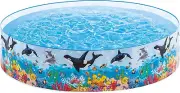 Intex 8ft X 18inch Snapset Pool for Kids with Whales & Dolphins Design