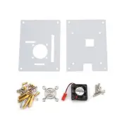 Arcylic Clear Case Box Enclosure Fan Heatsink For Raspberry Pi 3/2 Model B/B+ J