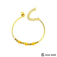 在飛比找ETMall東森購物網優惠-Jove Gold漾金飾 關於我們黃金手環
