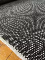 Maharam Alexander Girard Lanalux Black/White Wool Upholstery Fabric MSRP 414/yd