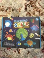 NEW Glow in the Dark Shell Painting Kit Ages 3+