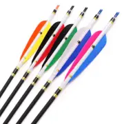 Archery Carbon Arrow Spine 500 Heat Shrink Sticker Nature Feather for Bow