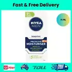 NIVEA MEN Protective Face Moisturiser for Sensitive Skin SPF15, with Chamomile a