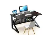 Foret 120cm Computer Desk Study Home Office Table Student Workstation Shelf Storage