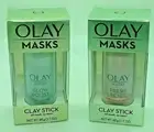 Olay Masks Pink Mineral Complex Glow Boost White Charcoal Clay Sticks Lot of 2