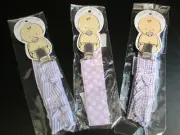 Purple Lavender Pacifier Clips by Mud Pie, Set of 3, NWT