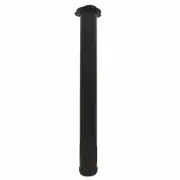 Adoored 76 x 710mm Black Round Adjustable Furniture Leg