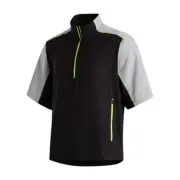 FOOTJOY MENS 1/4 ZIP SHORT SLEEVE WIND GOLF JACKET SIZE SMALL NWT $88