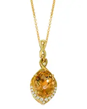 Le Vian Nude Palette 14K 4.33 ct. tw. Diamond & Citrine Pendant