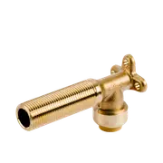 SharkBite 16mm × 15mm (1/2") BSP Male Threaded 100mm Length PEX Lugged Elbow