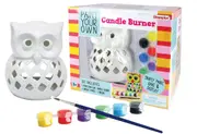 Kaper Kidz Pyo Ceramic Owl Candle Burner Kids/Children DIY Painting Craft Kit 5+