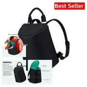 Stylish Black Waterproof Backpack Cooler - Holds 5 Wine Bottles or 12 Cans