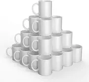 Blank Mugs | White | 355ml (12oz) | 36 x Infusible Ink Sublimation Mugs | for use Mug Press andCricut Infusible Ink, 2008943