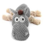 Dog Toy, Large Dog Squeaky Toys, Stuffed Animal Dog Plush Toy for Donkey