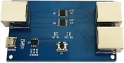 WAZIJ 1 Pcs Gigabit Ethernet Port Switcher Internal/External Network Switcher 2-In-1-Out Distributor Module